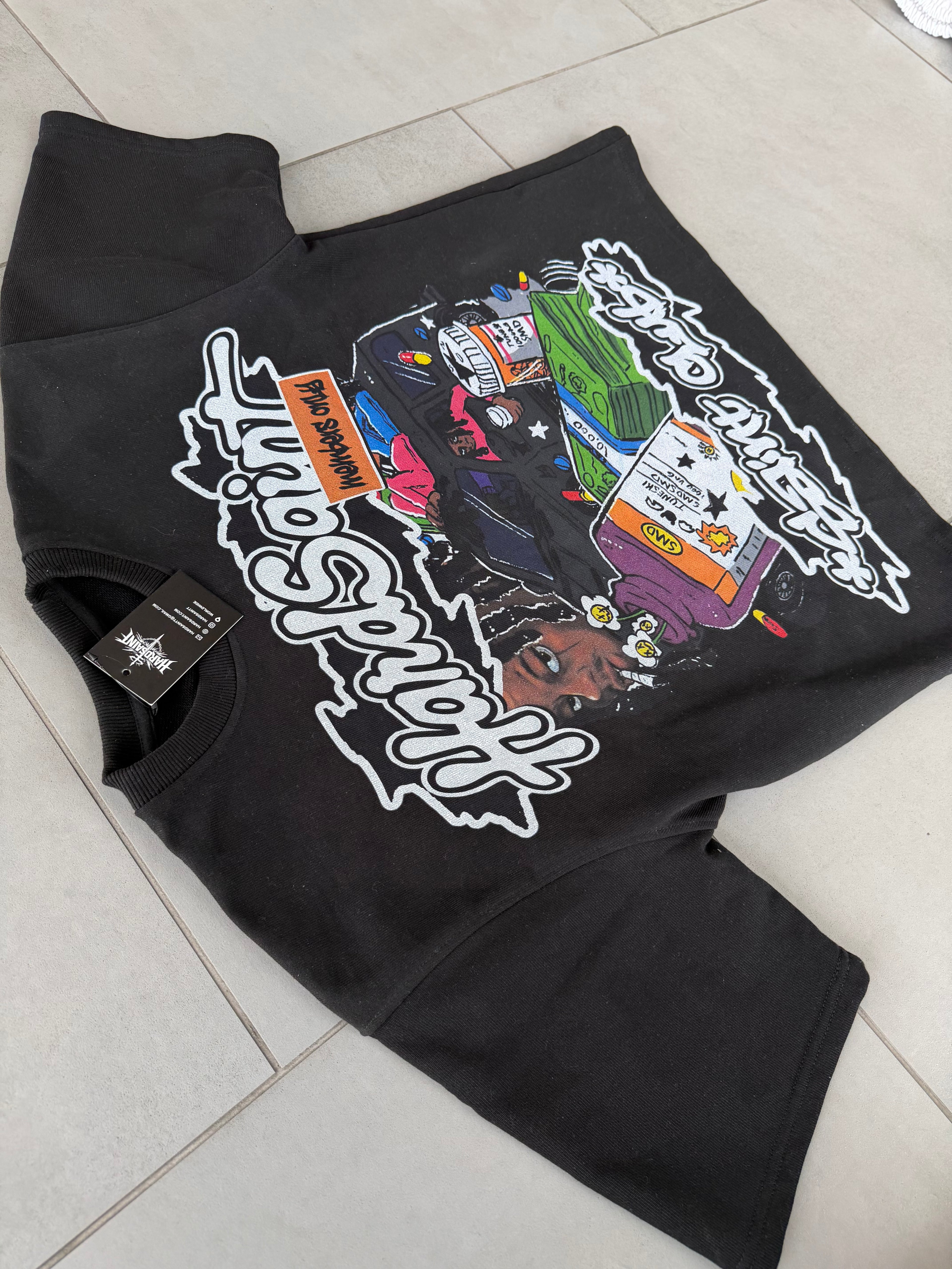 Money & motion Black Tee