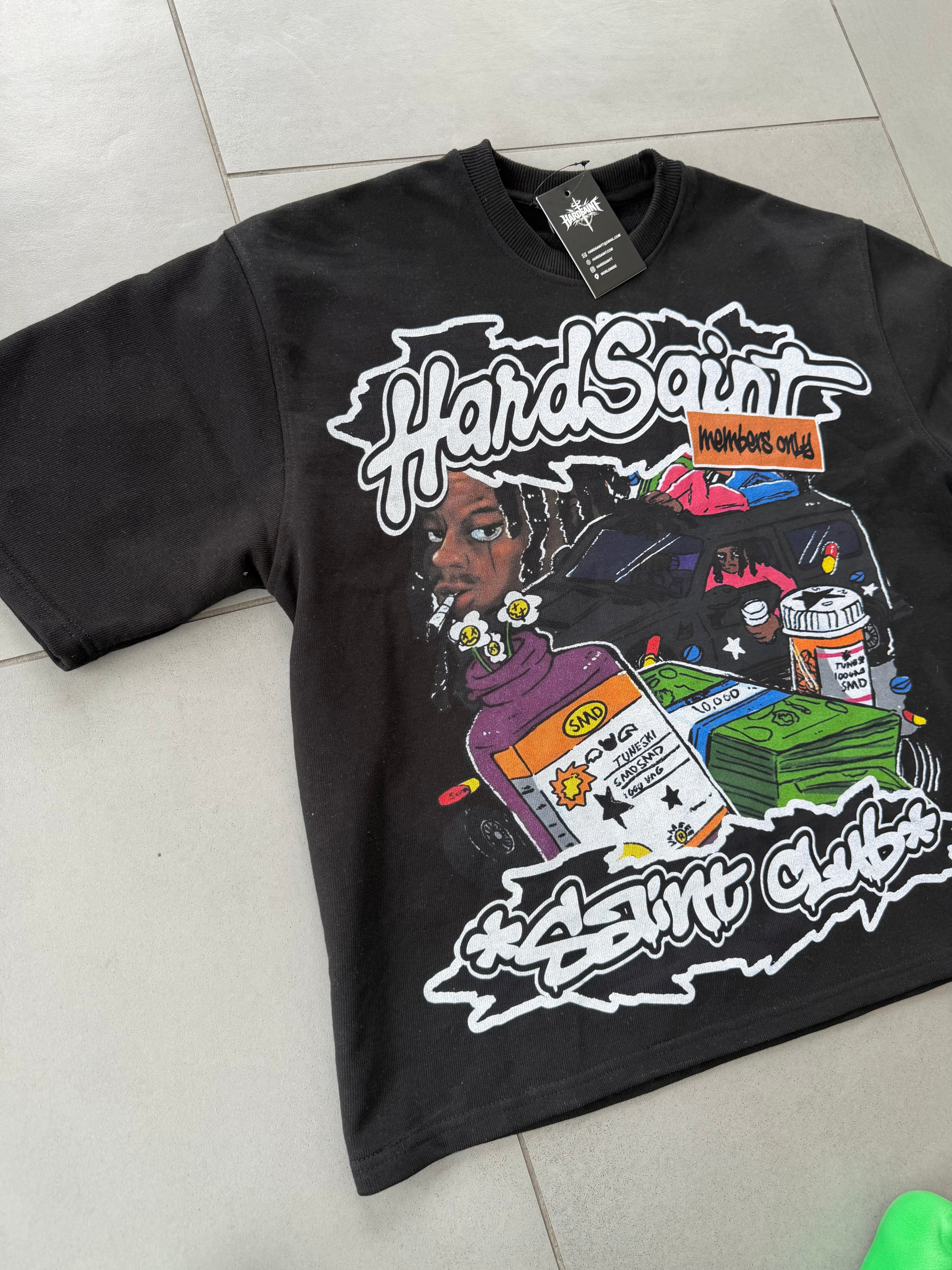 Money & motion Black Tee