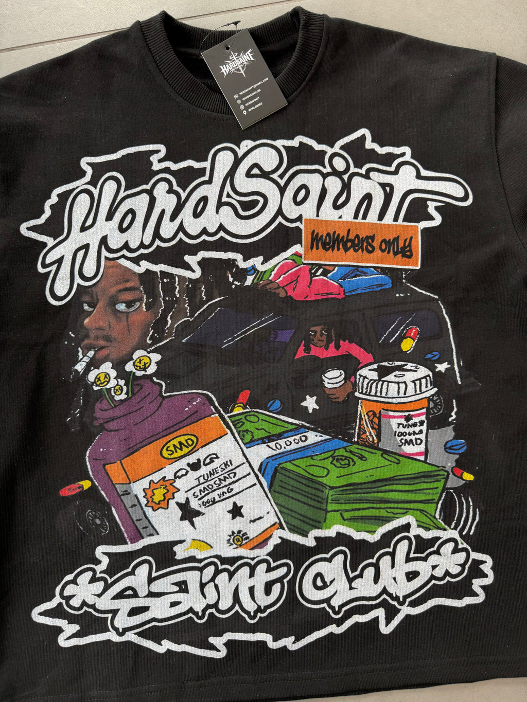 Money & motion Black Tee